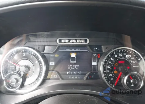 2019 Ram 1500 Big Horn/Lone Star 4X4 5'7 Box from USA, damaged, VIN 1C6RRFFG7KN702673